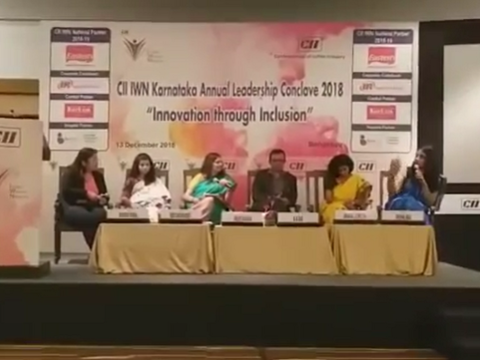 Shikha Nag at CII Indian Women Network Annual Leadership Conclave